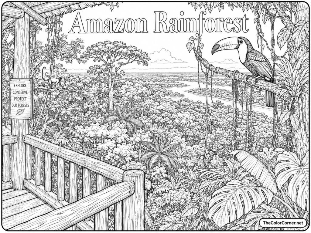 Amazon Rainforest Canopy