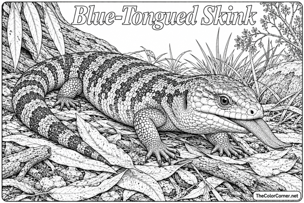 Blue Tongued Skink