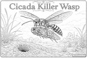Cicada Killer Wasp