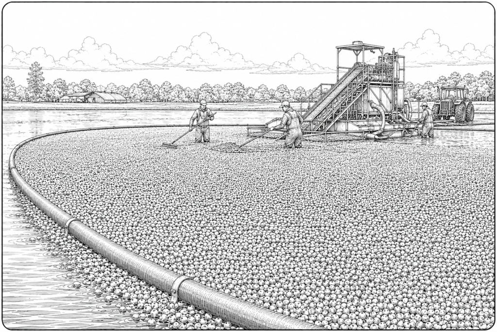 Cranberry Bog Harvest