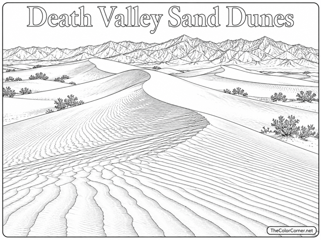 Death Valley Sand Dunes