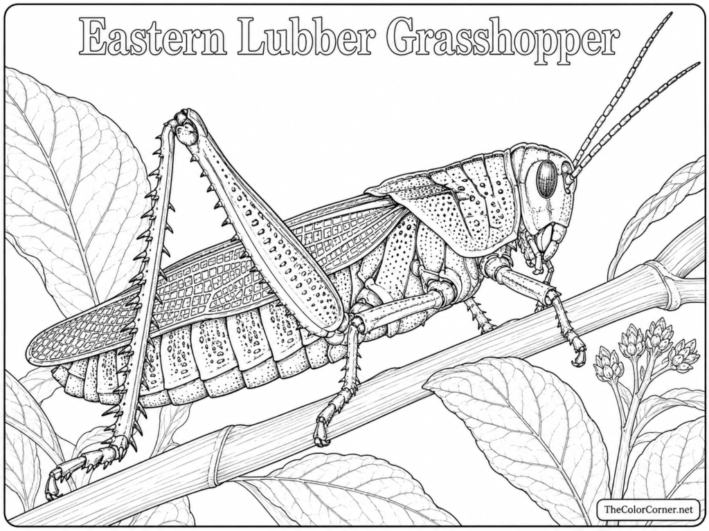 Eastern Lubber Grasshopper