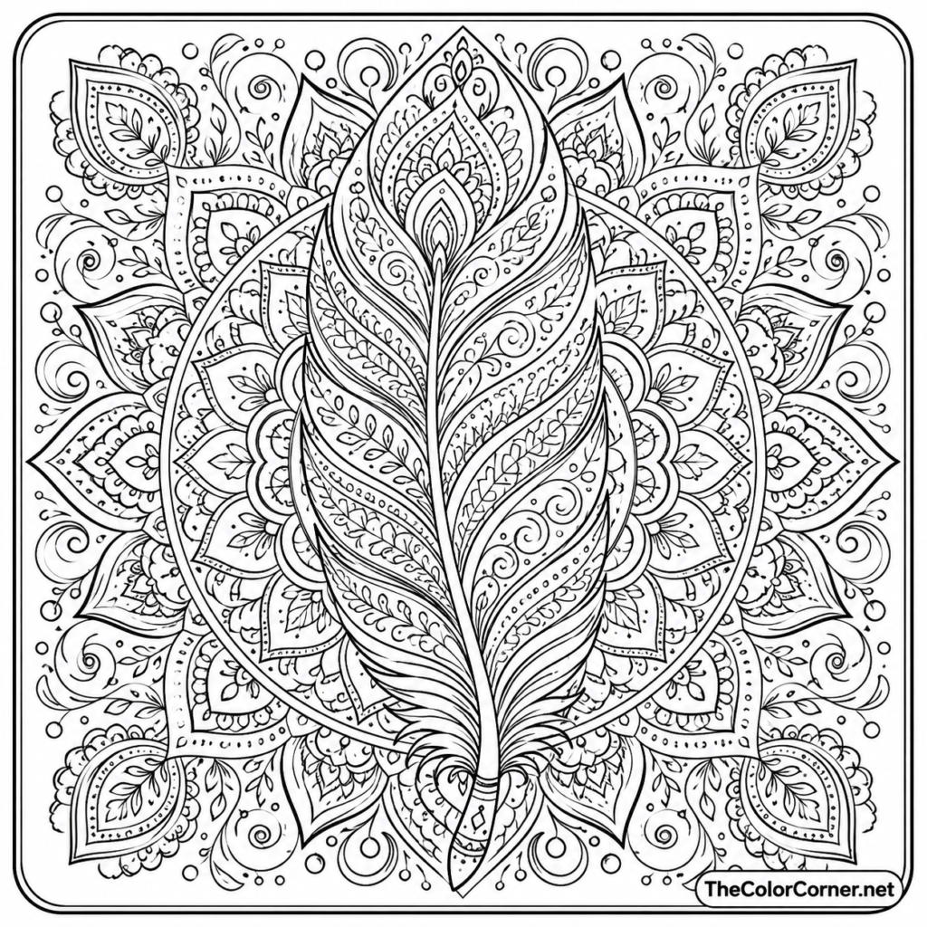 Feather Mandala