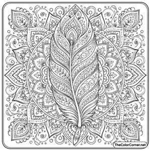 Feather Mandala