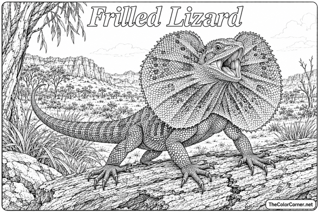 Frilled Lizard