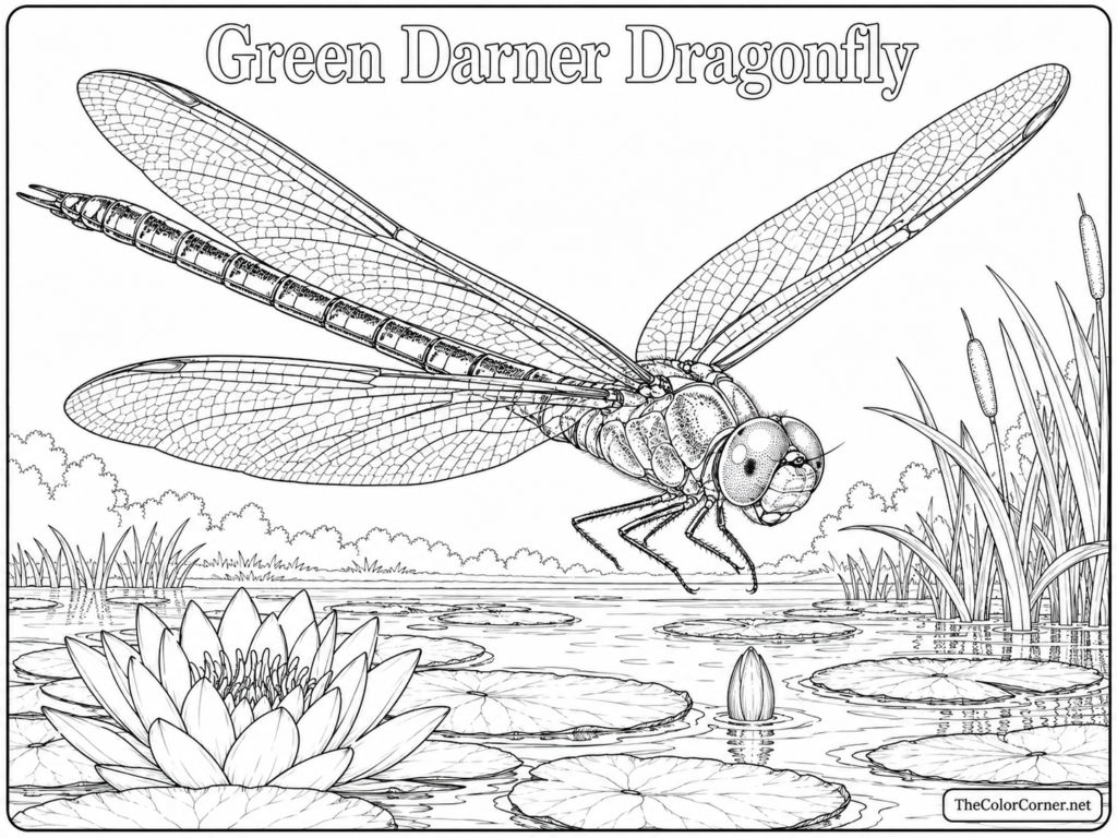 Green Darner Dragonfly