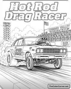 Hot Rod Drag Racer