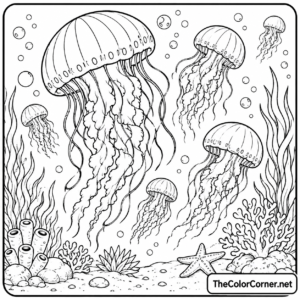 Jellyfish Underwater