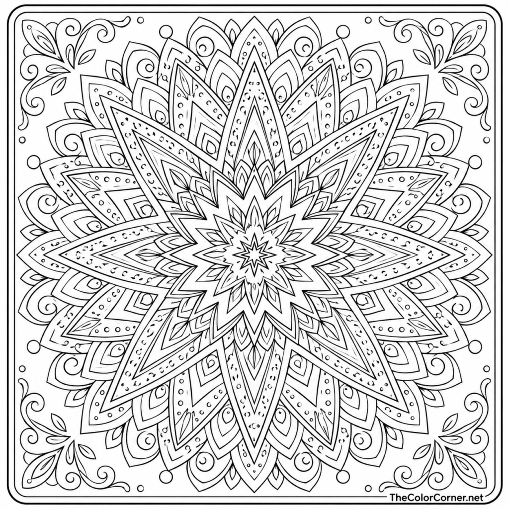 Kaleidoscope Mandala