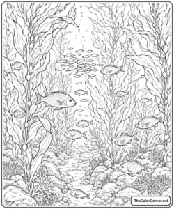 Kelp Forest Teeming With Fish