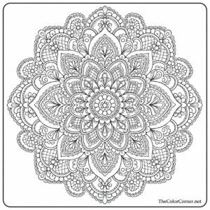 Lace Pattern Mandala
