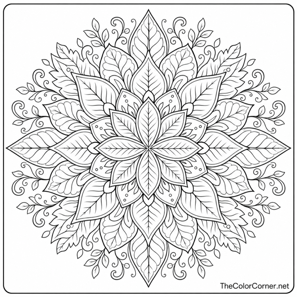 Leaf Mandala