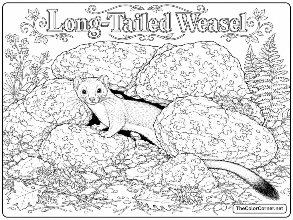 Long Tailed Weasel