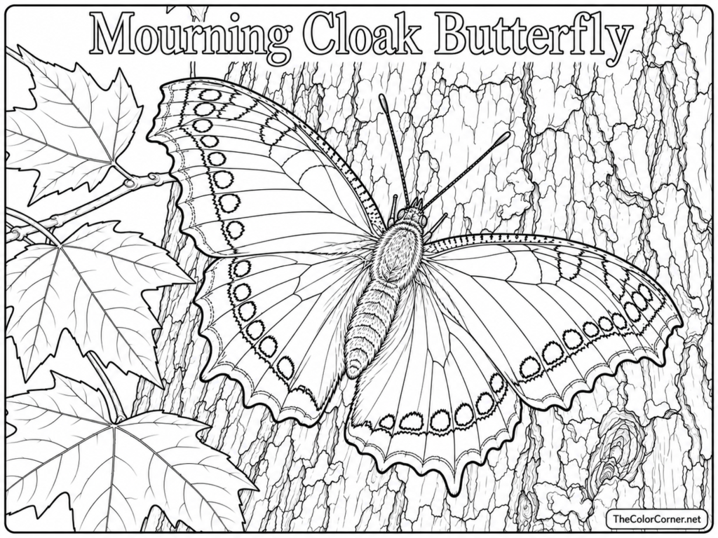 Mourning Cloak Butterfly