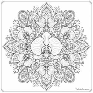 Orchid Mandala