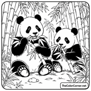 Pandas Bamboo Forest