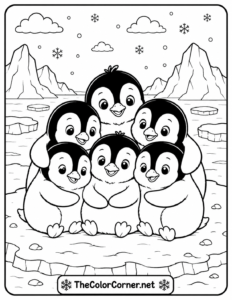 Penguins Antarctic Ice