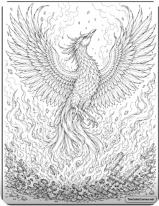 Phoenix Rising From The Ashes