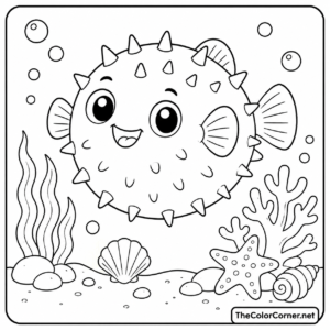 Pufferfish Coral Reef