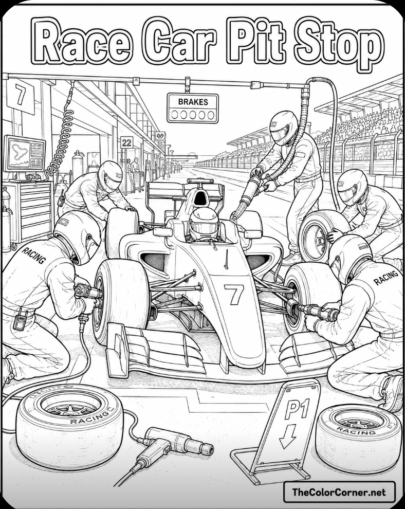Race Car Pit Stop