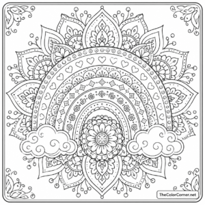 Rainbow Mandala