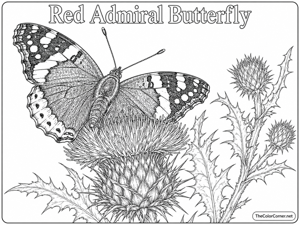 Red Admiral Butterfly