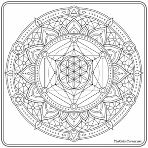 Sacred Geometry Mandala