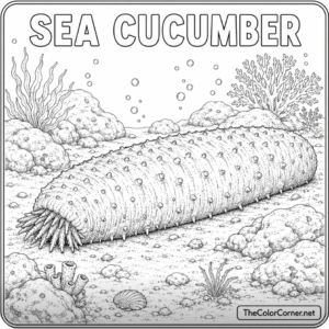 Sea Cucumber On The Ocean Floor