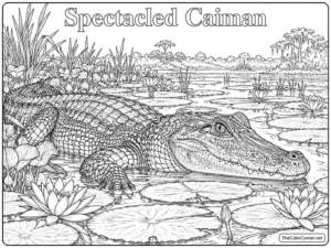 Spectacled Caiman