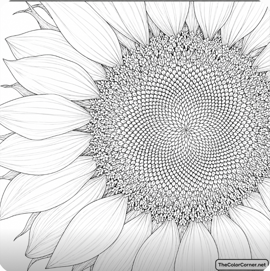 Sunflower Close Up