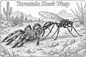 Tarantula Hawk Wasp