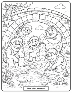 Trolls Under A Stone Bridge