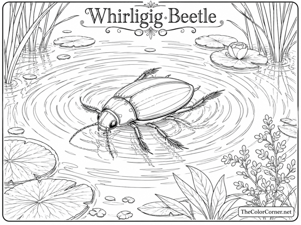 Whirligig Beetle