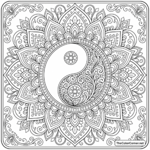 Yin Yang Mandala