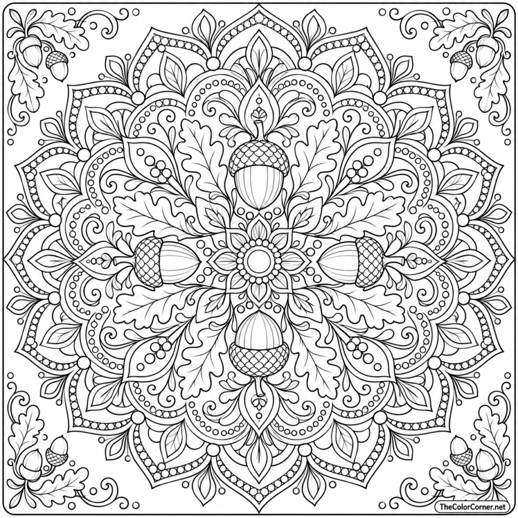 Acorn Mandala
