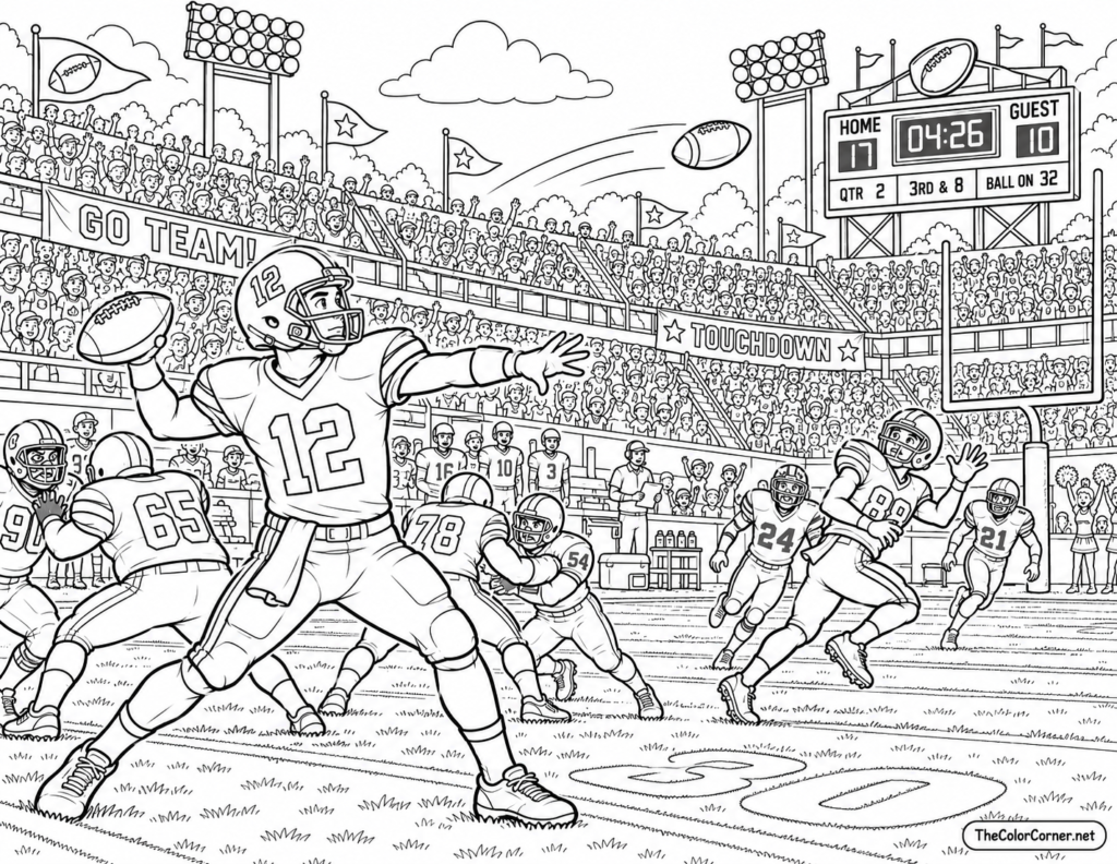 American Football Quarterback