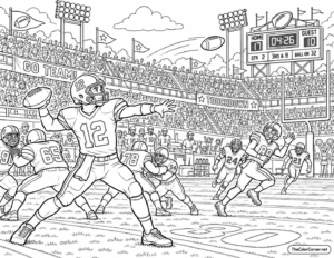 American Football Quarterback