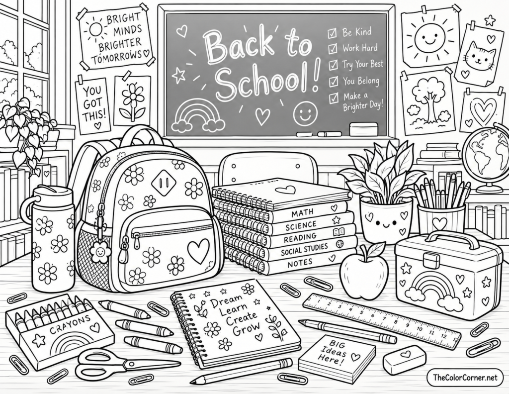 Back To School Desk