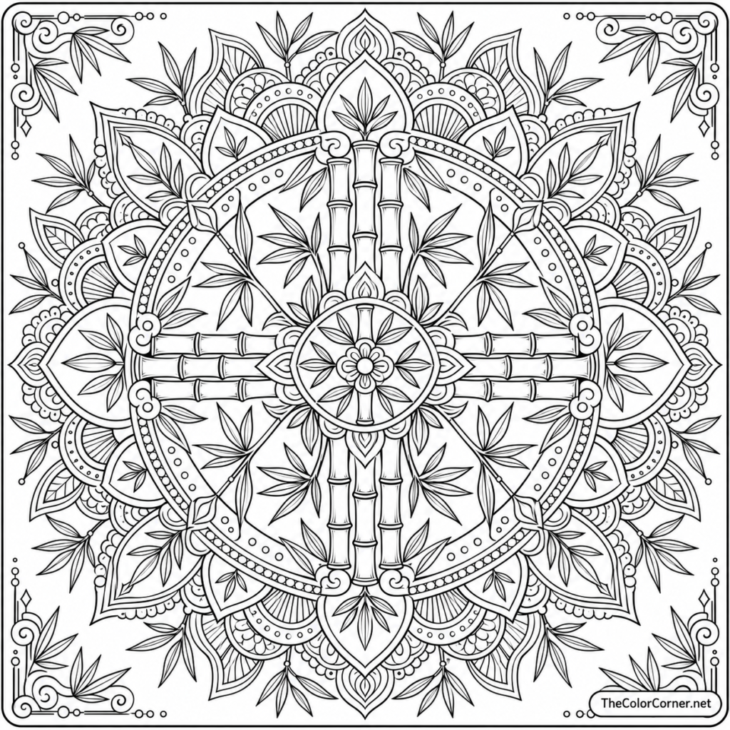 Bamboo Mandala