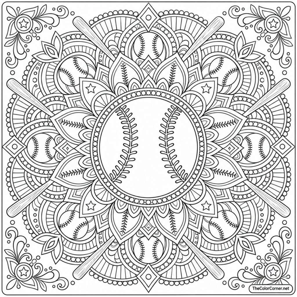 Baseball Mandala