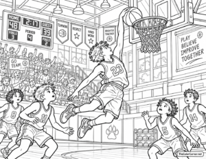 Basketball Slam Dunk