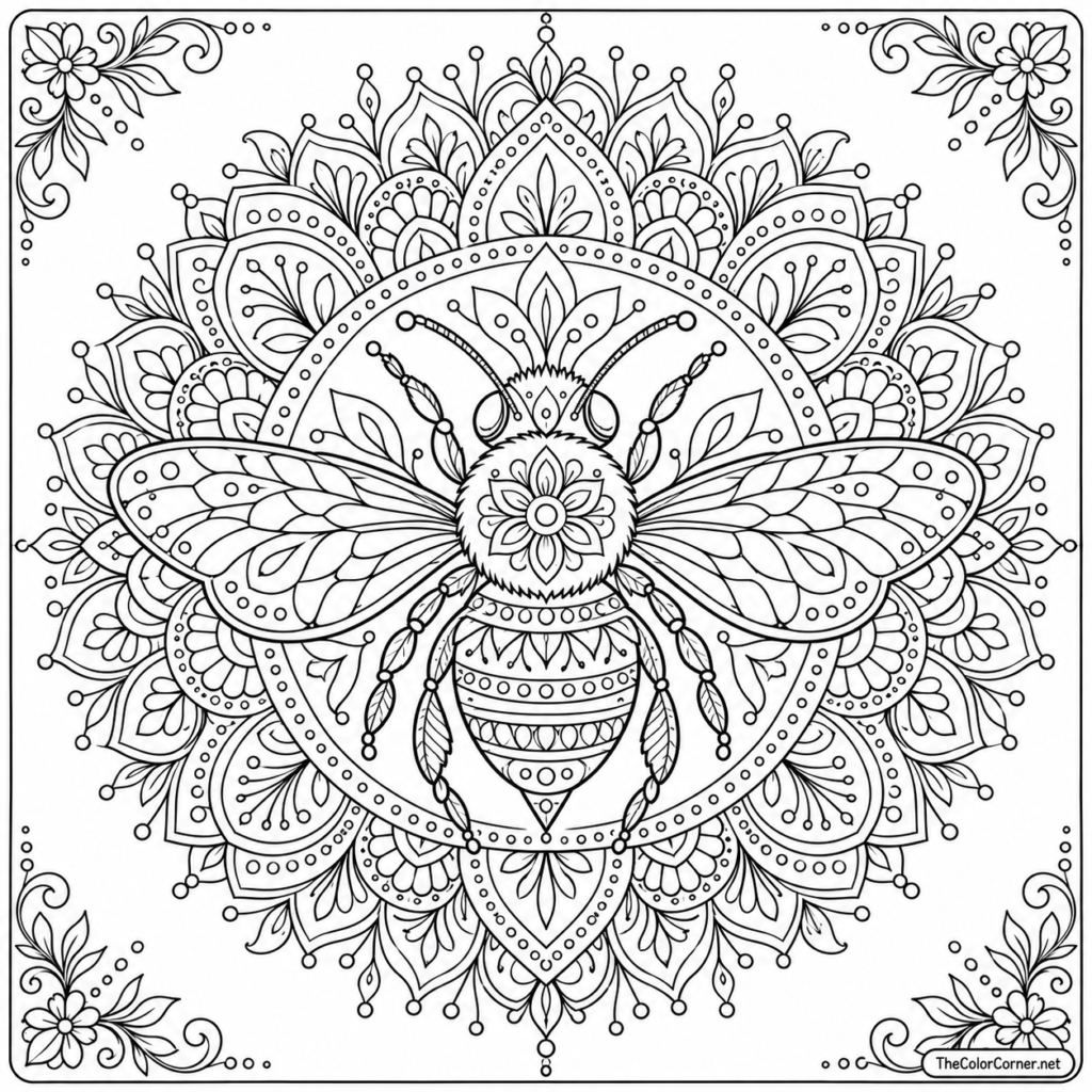 Bee Mandala