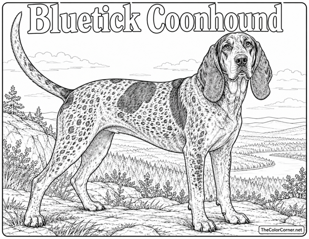 Bluetick Coonhound