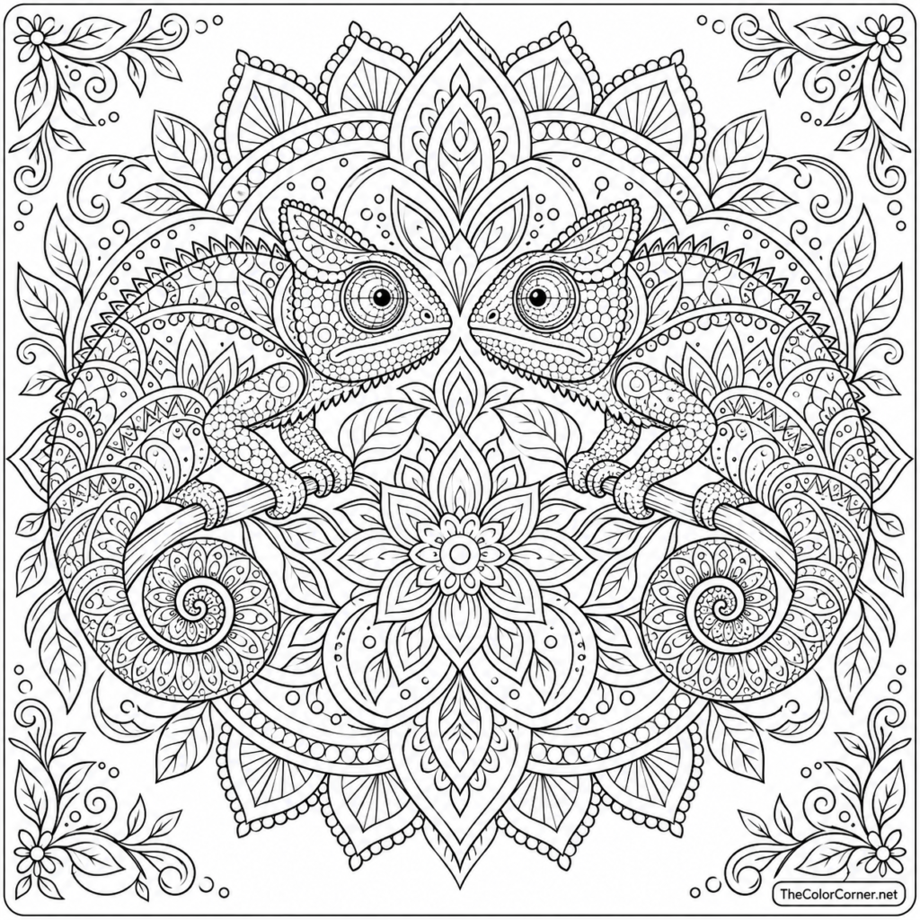 Chameleon Mandala