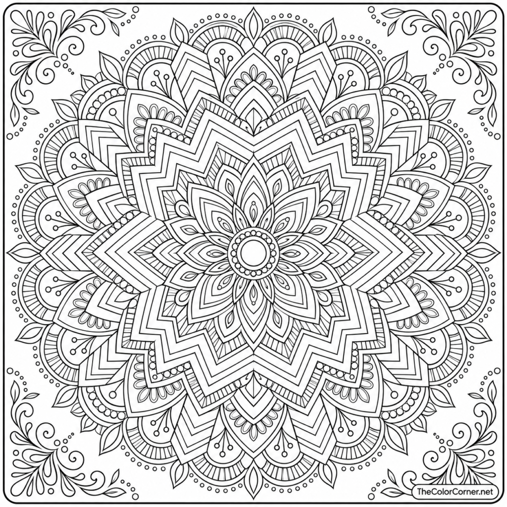 Chevron Mandala