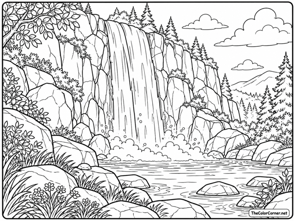 Cliffside Waterfall