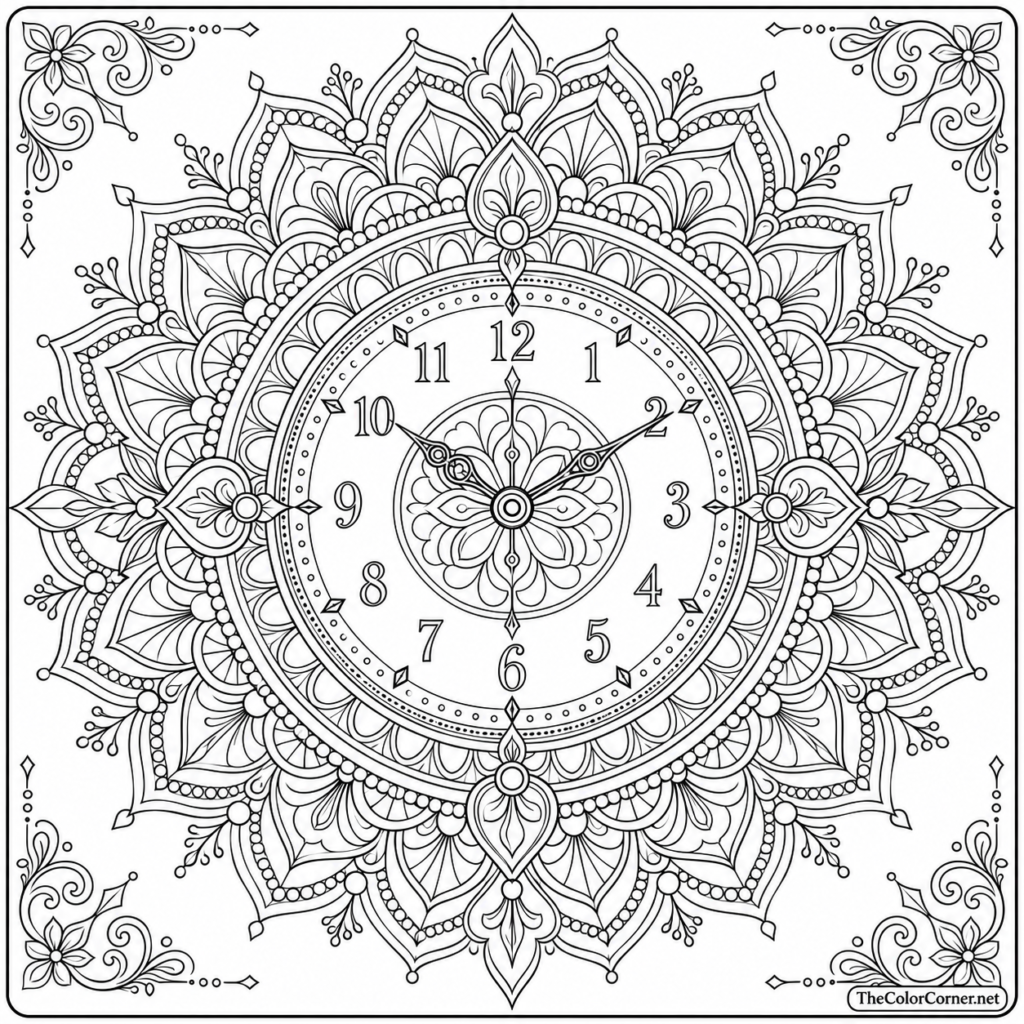Clock Mandala