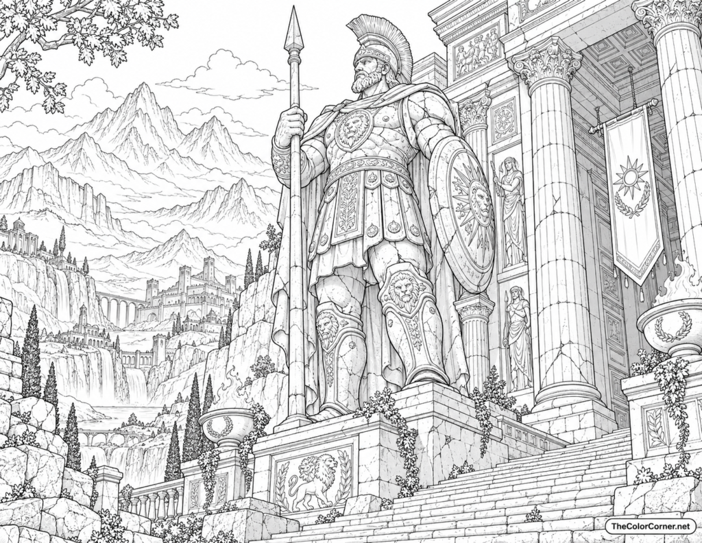 Colossus Statue Temple
