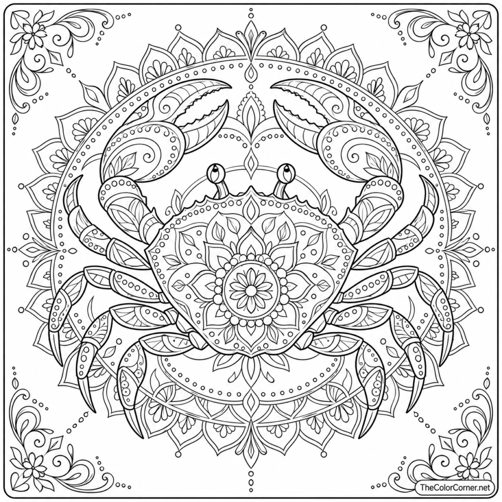 Crab Mandala
