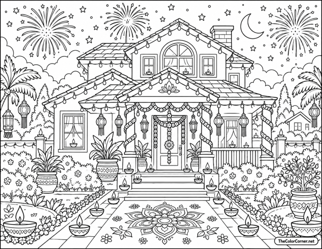 Diwali Fireworks House